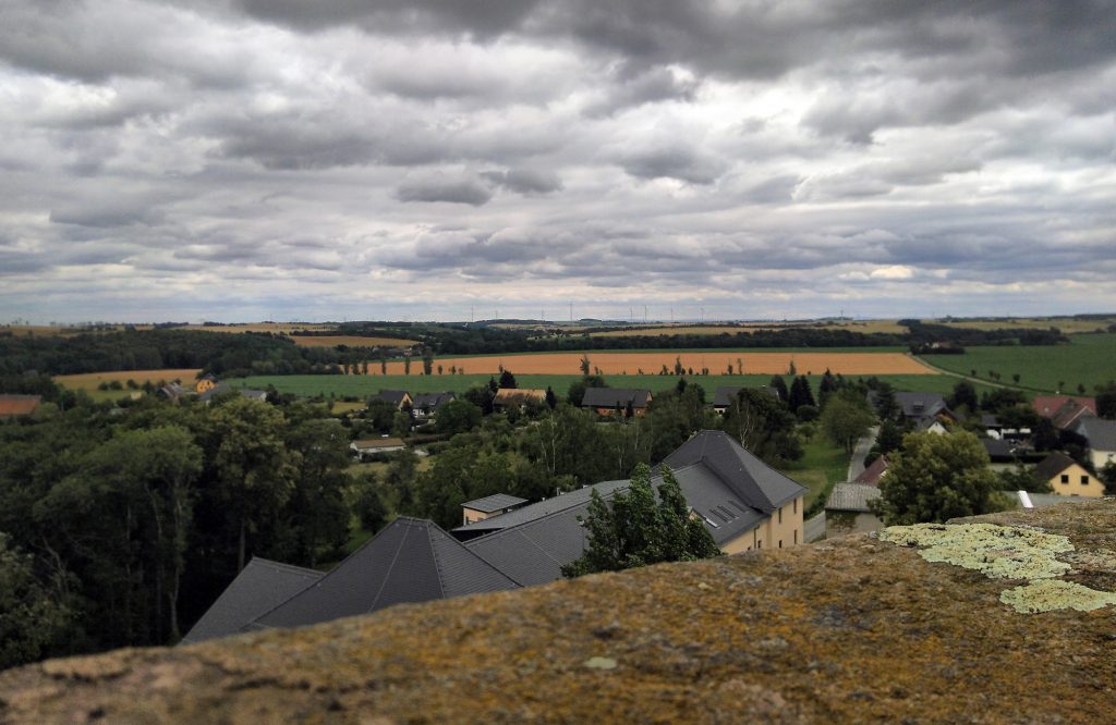 View from the keep of Posterstein Castle