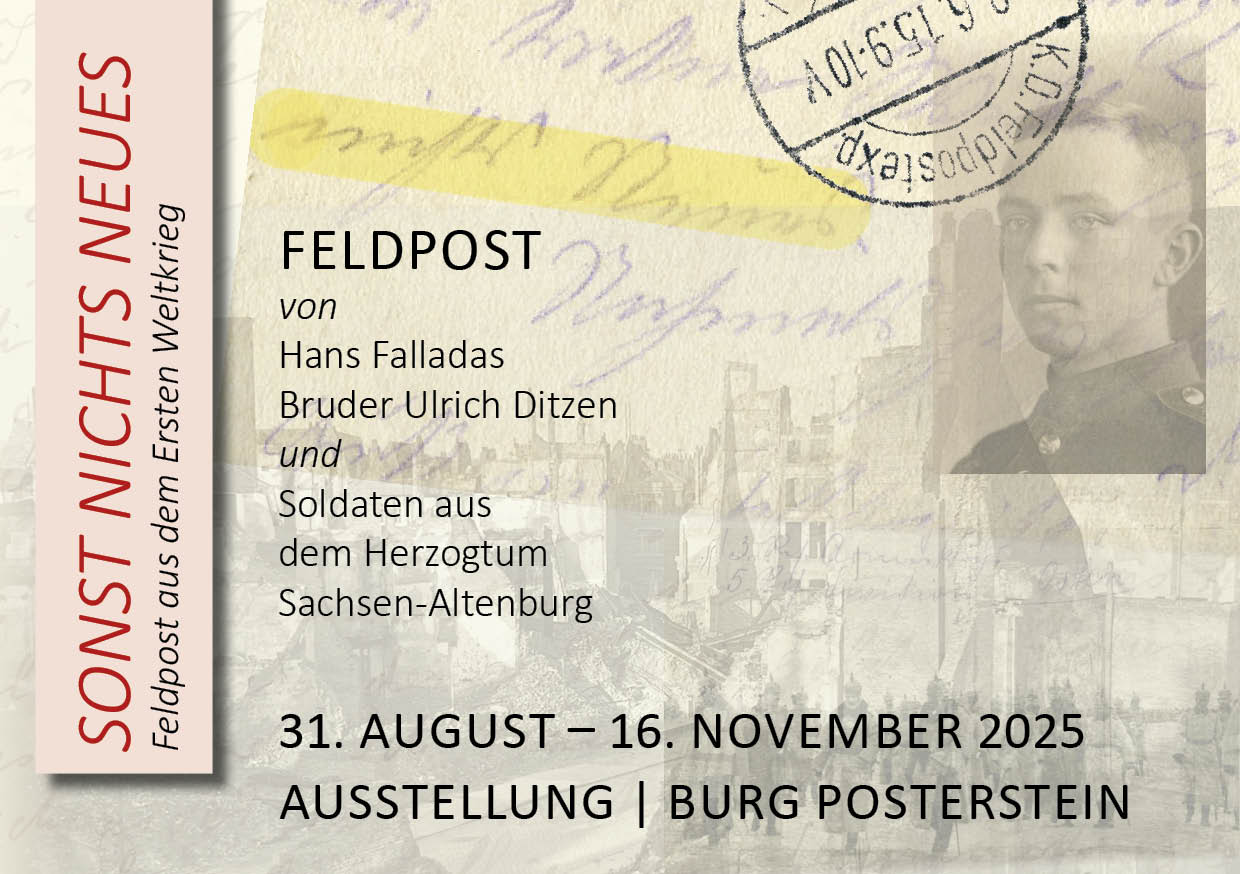 Ausstellung: "Sonst nichts Neues" – Feldpost aus dem Ersten Weltkrieg