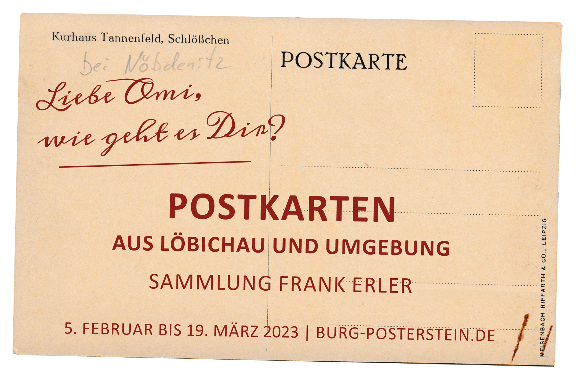 Ausstellung: Postkarten aus Löbichau und Umgebung