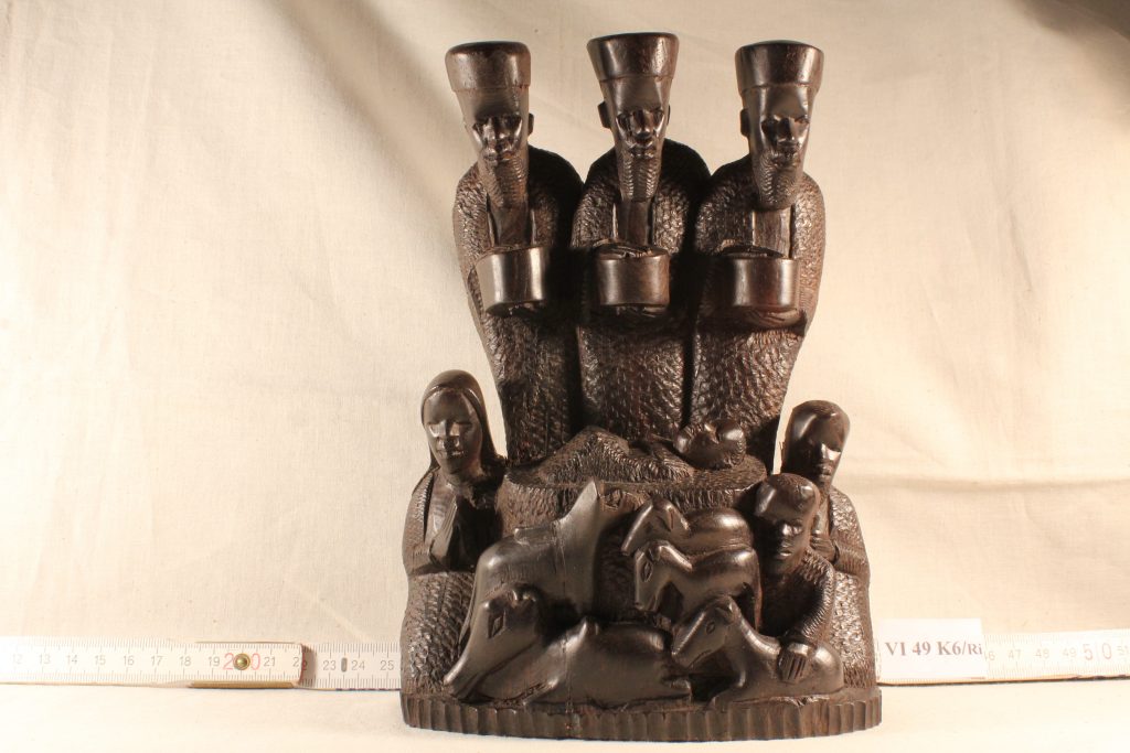 Afrikanische Weihnachtskrippe - Sammlung Museum Burg Posterstein