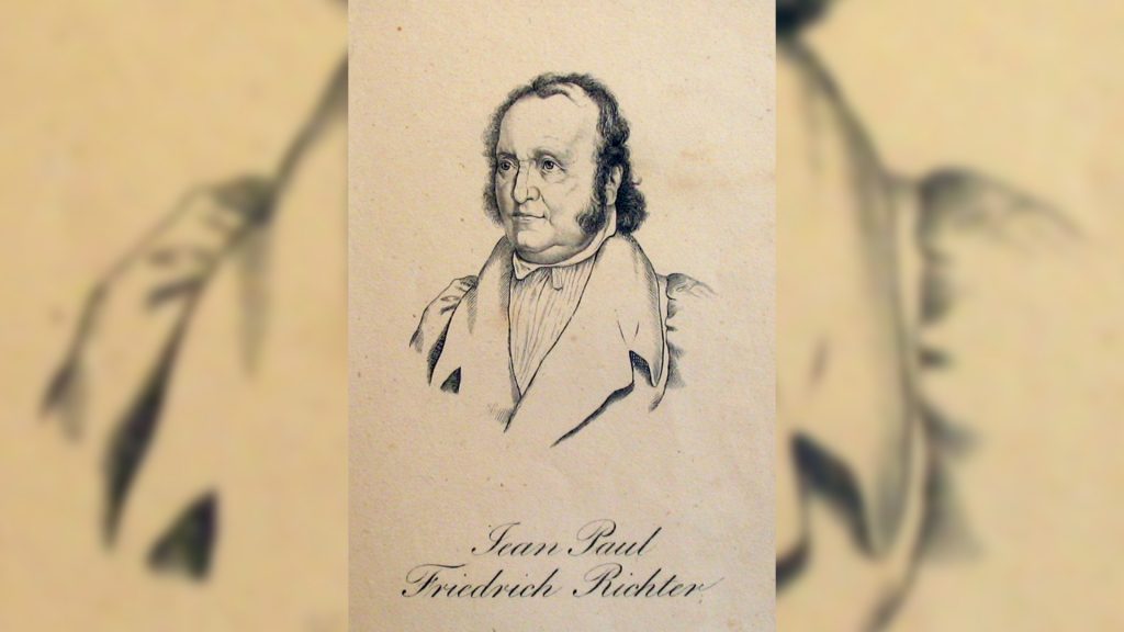 Portrait des Dichters Jean Paul - Sammlung Museum Burg Posterstein