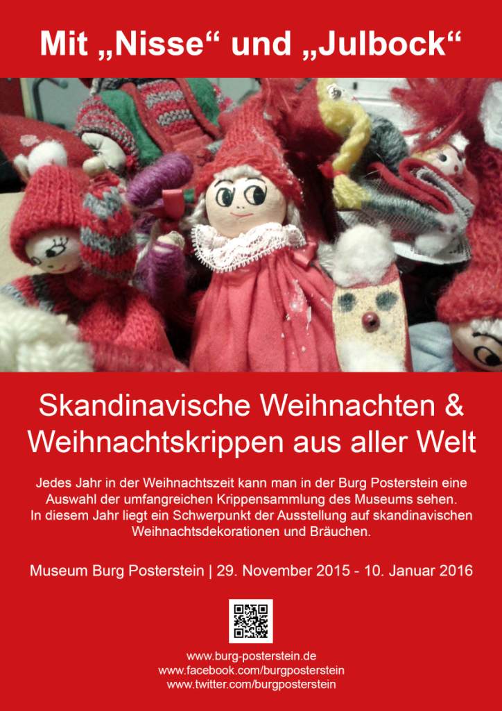 „Tomtenisse“ and „Yule goat“: Christmas crib exhibition