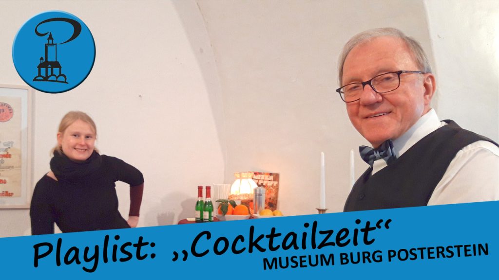 Franziska Huberty vom Museum Burg Posterstein mit Bernd Adam, dem ehemaligen Leiter des Kulturhauses "Stadt Schmölln"