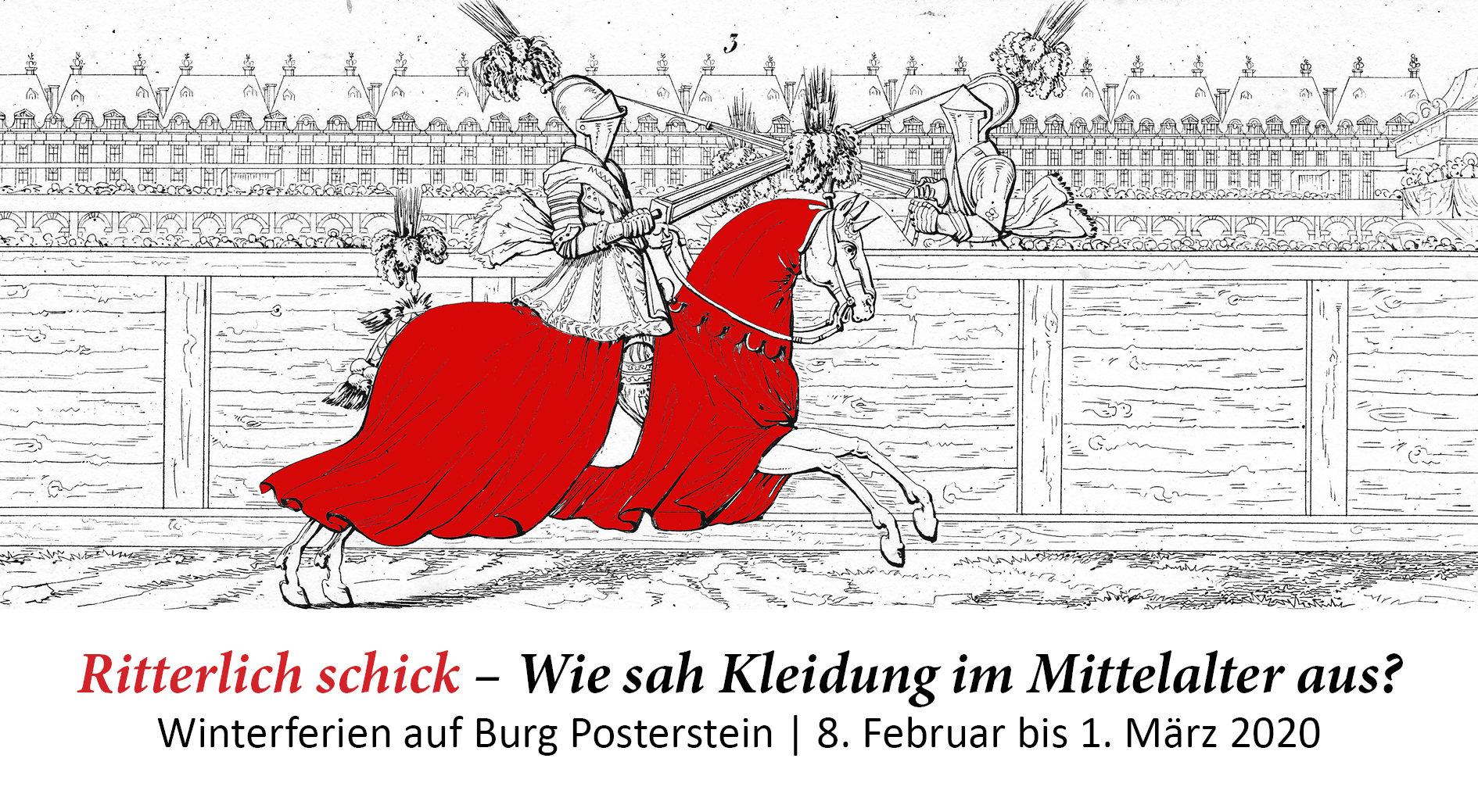 Winterferien auf Burg Posterstein: Ritterlich schick – Wie sah Kleidung im Mittelalter aus?